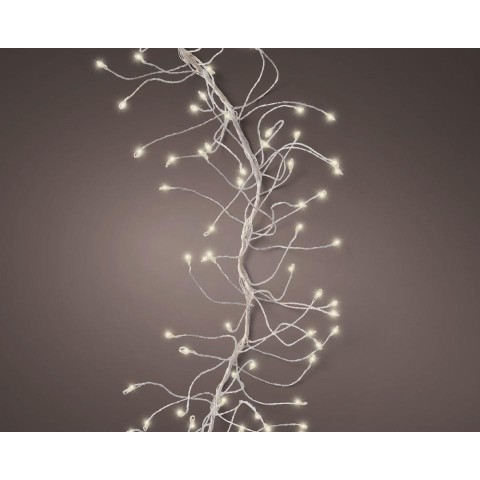 LUCI GRAPPOLO 960 LED FILO BIANCO L.600